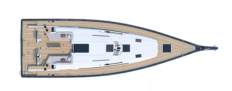First 44 deck plan