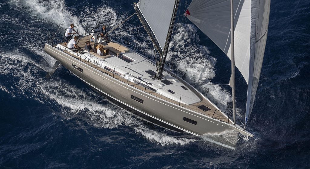 Under sail