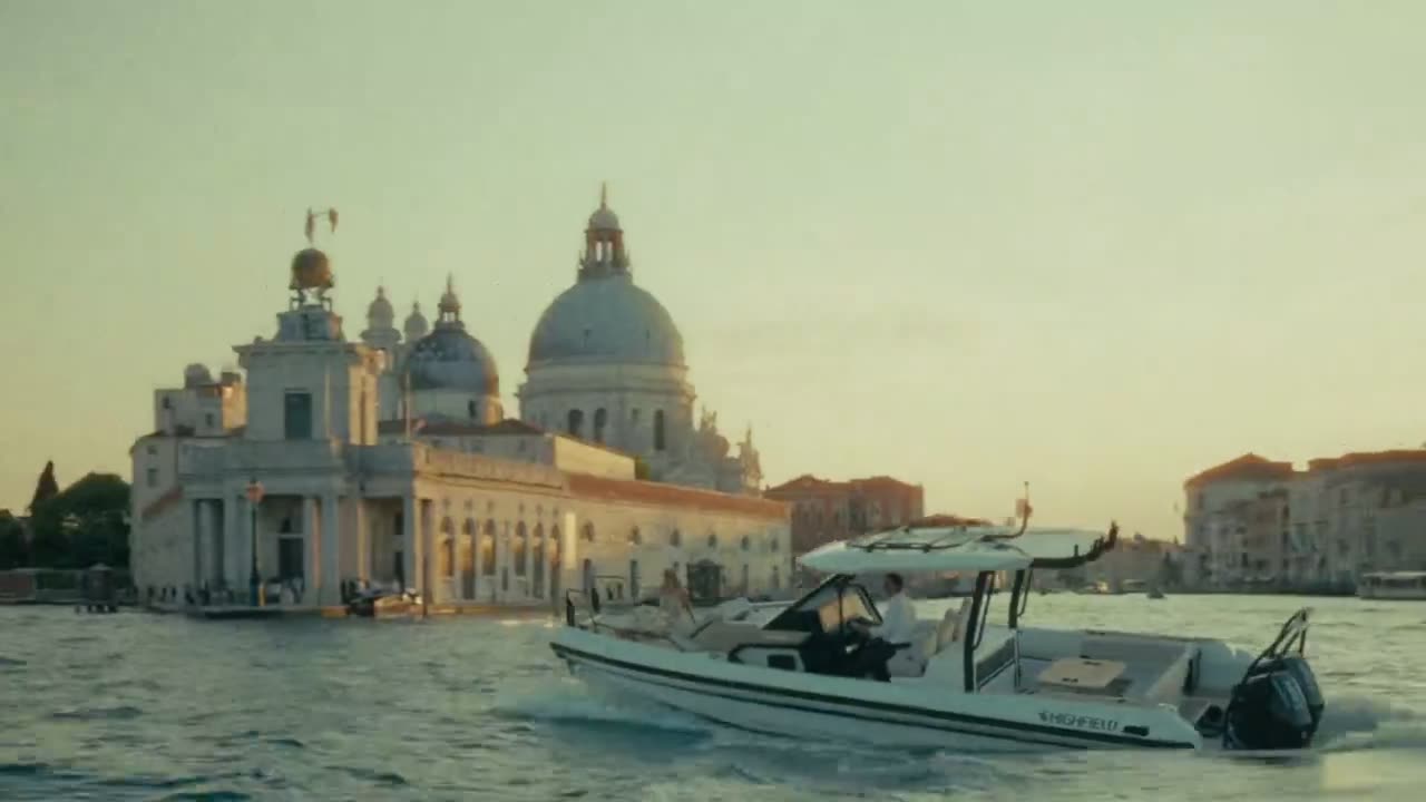 Highfield RIB cruising past the Basilica della Salute in Venice